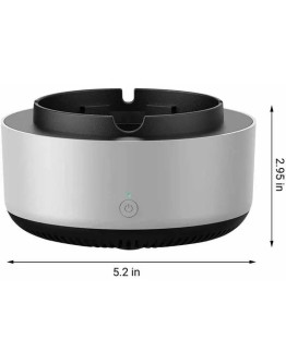 Бездимен пепелник абсорбира дим от цигари